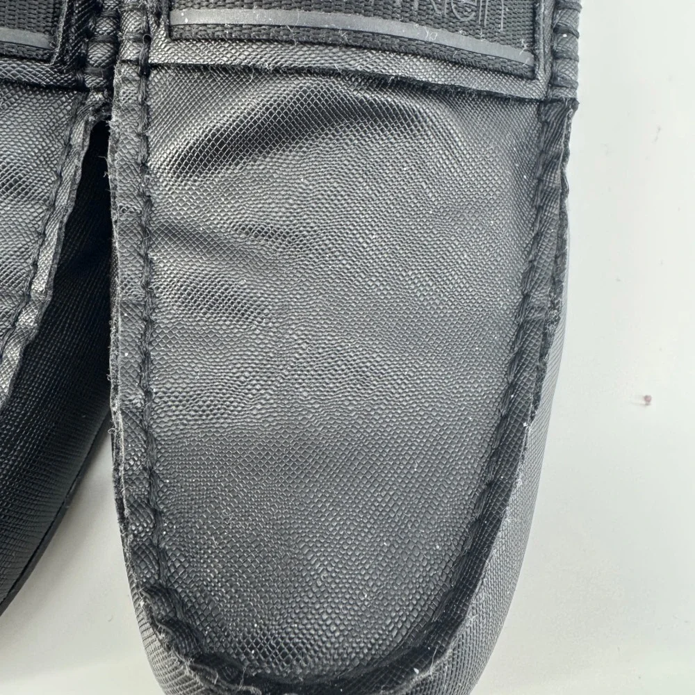 Calvin Klein Oliver Mens Black Textile Loafers Driving Mocs‎ CMOLIVER3-R Size 9
